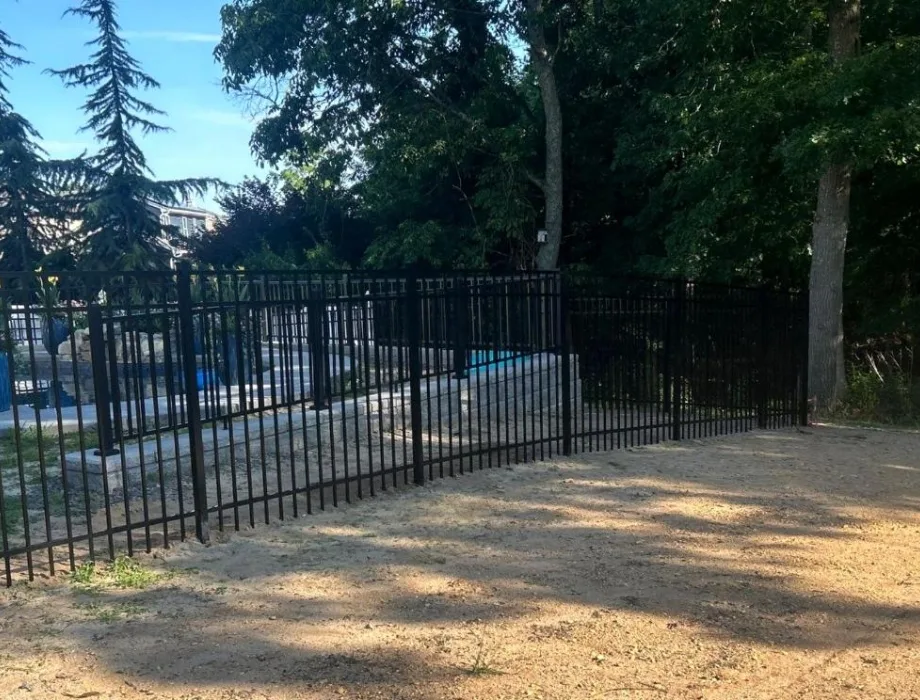 Black Aluminum Pool Fence
