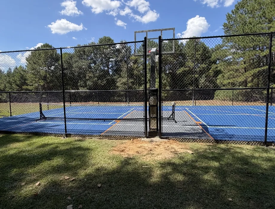 Black Chain Link Fence