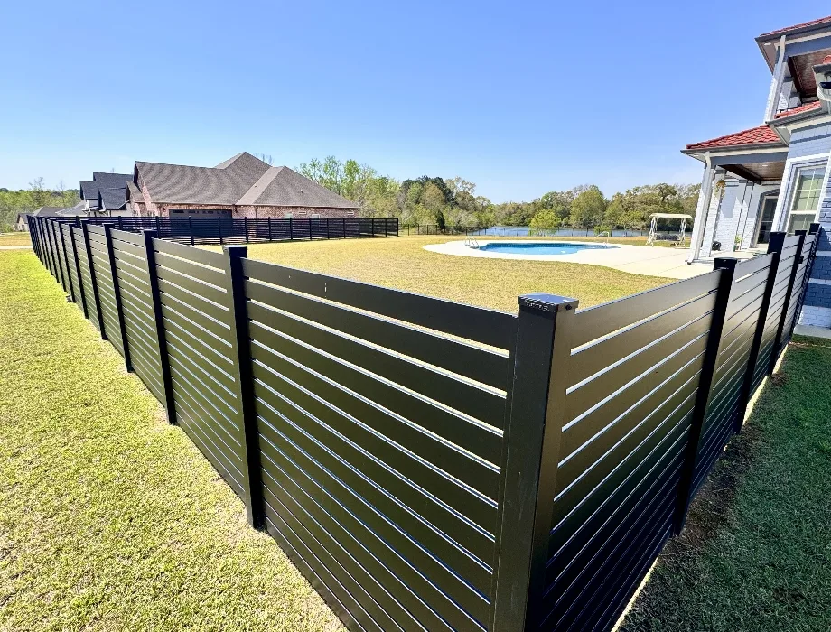 Black Aluminum Fence