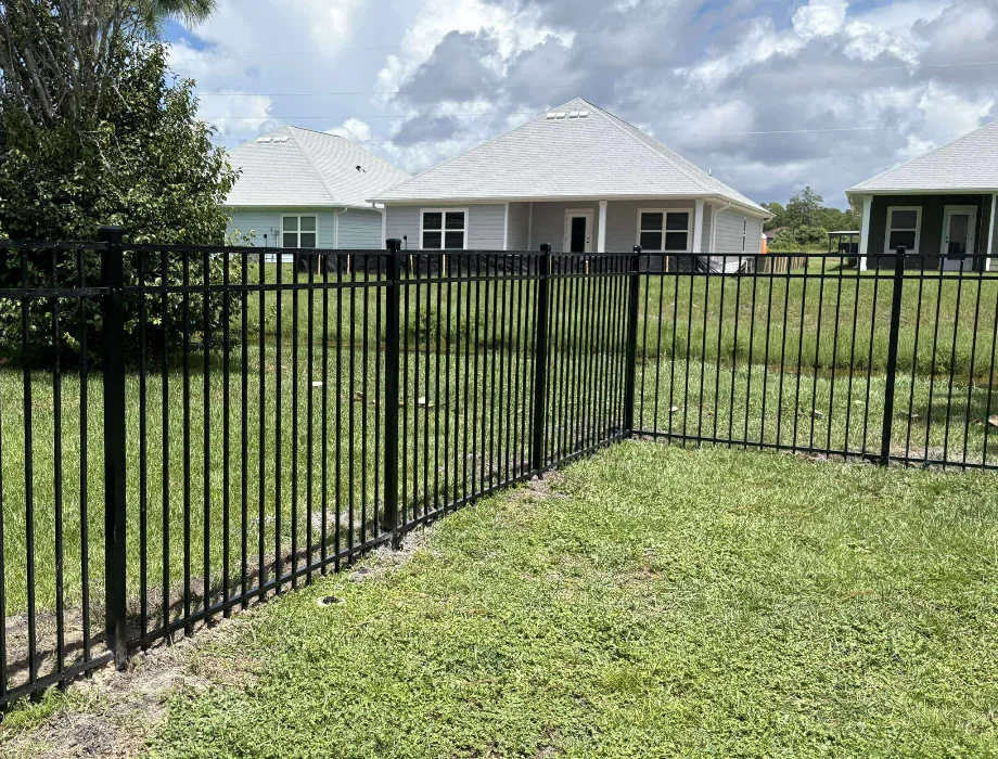 Black Aluminum Fence