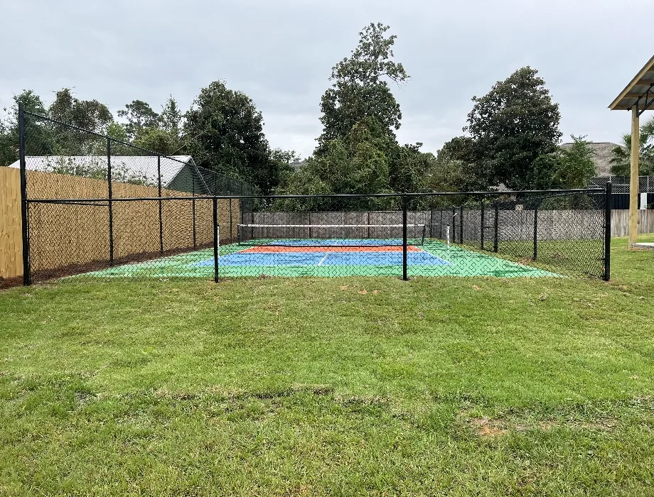 Black Chain Link Fence
