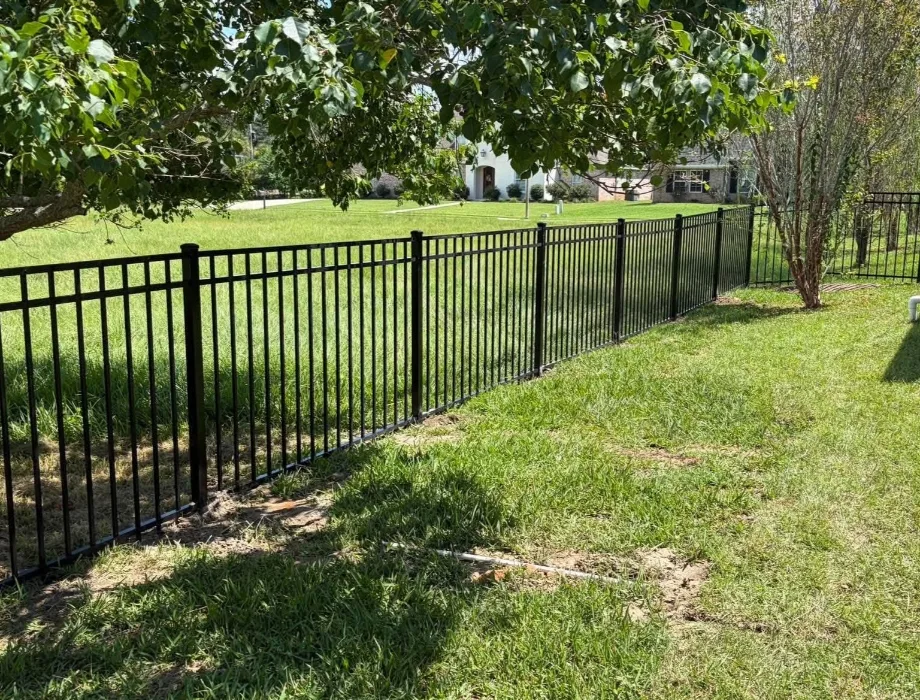 Black Aluminum Fence