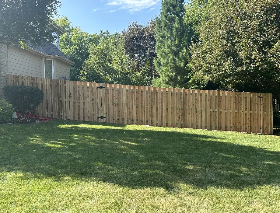 Natural Wood Fence