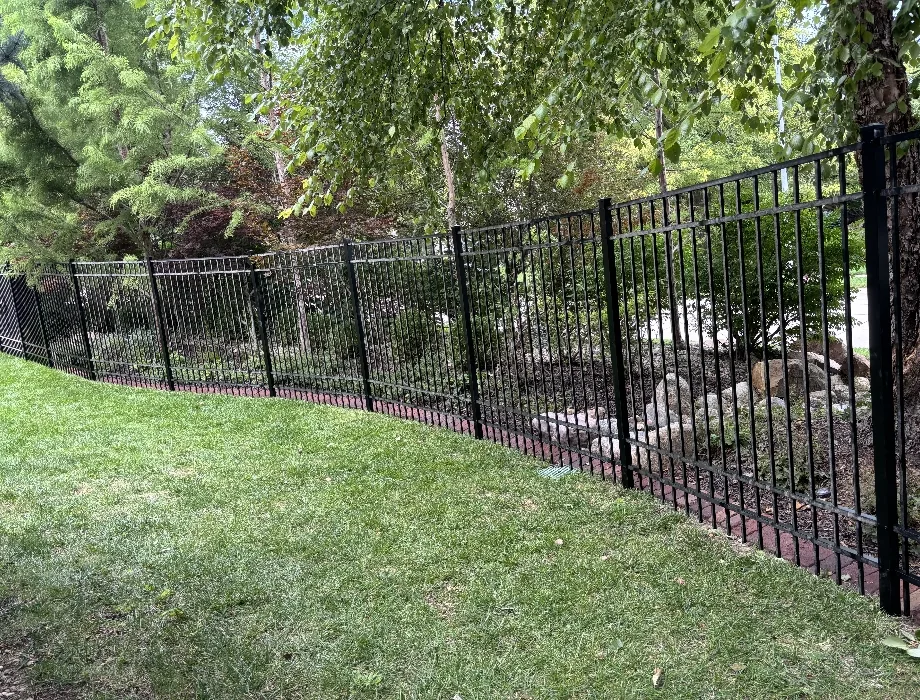 Black Aluminum Fence