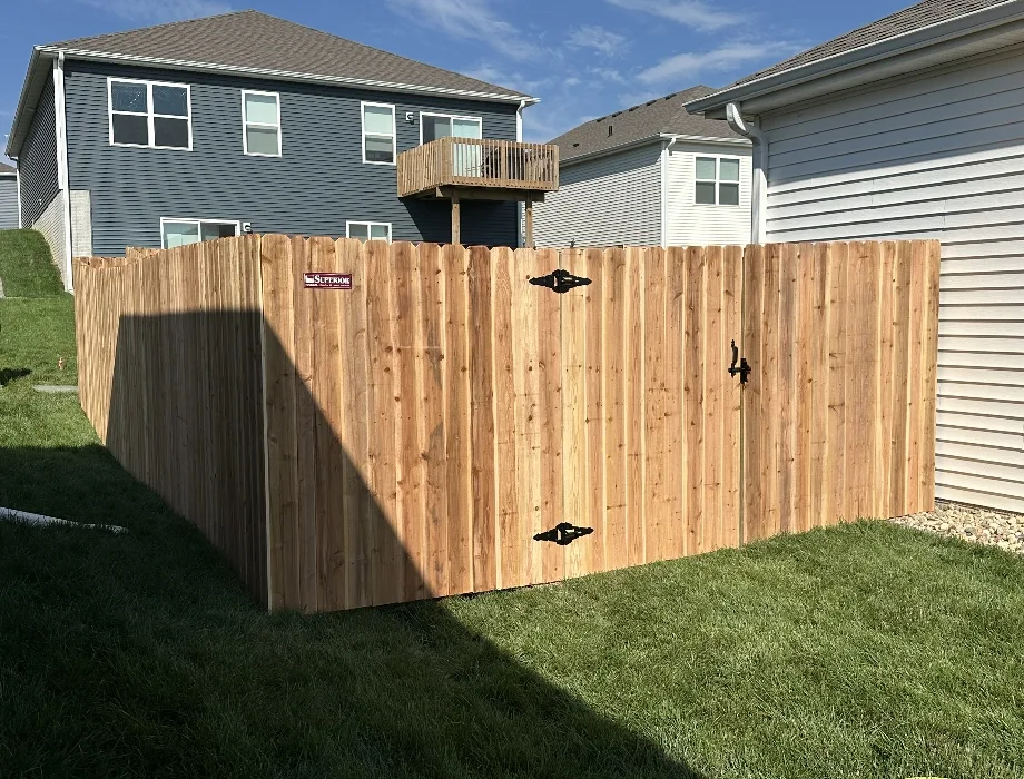 Natural Wood Fence