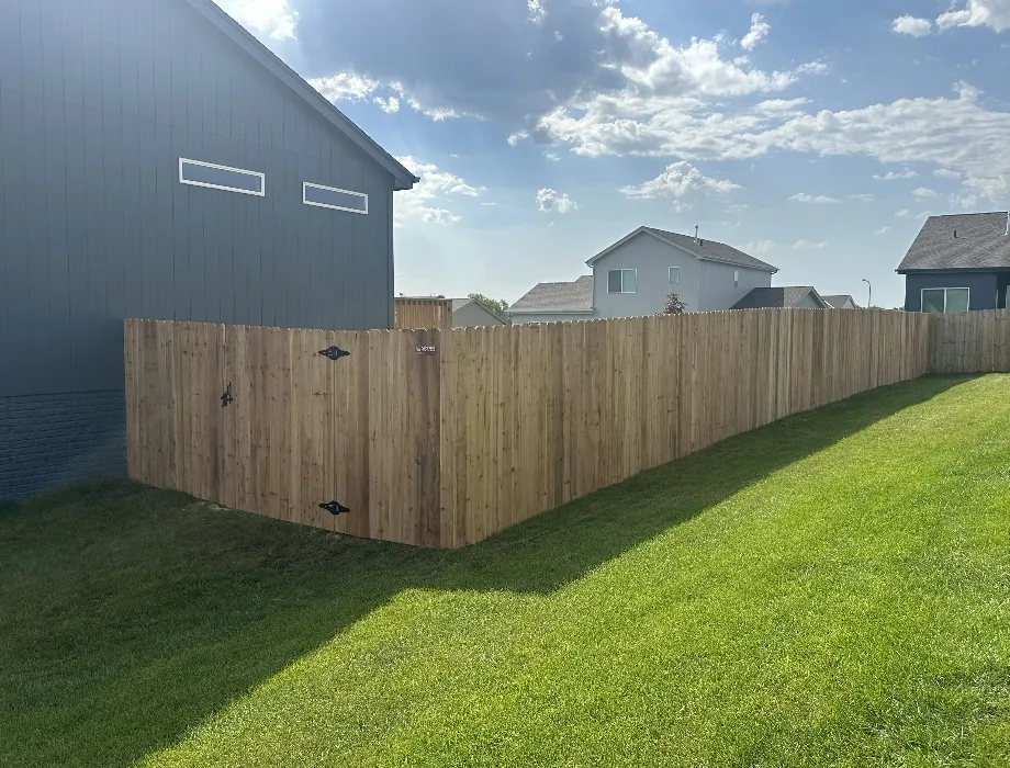 Natural Wood Fence