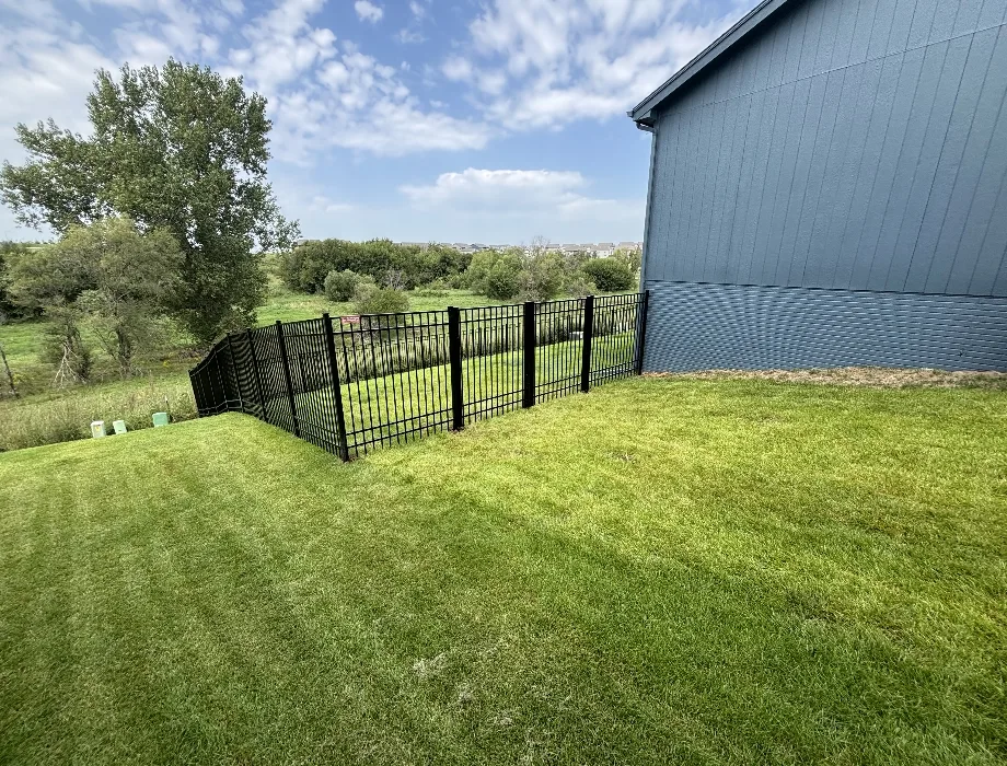 Black Aluminum Fence
