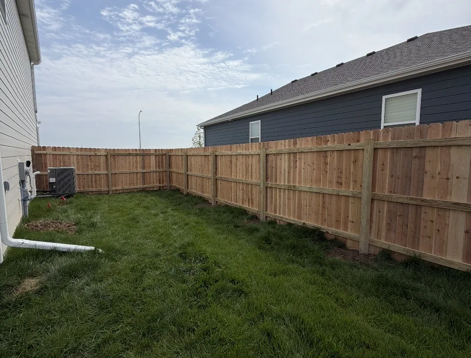Cedartone Wood Fence