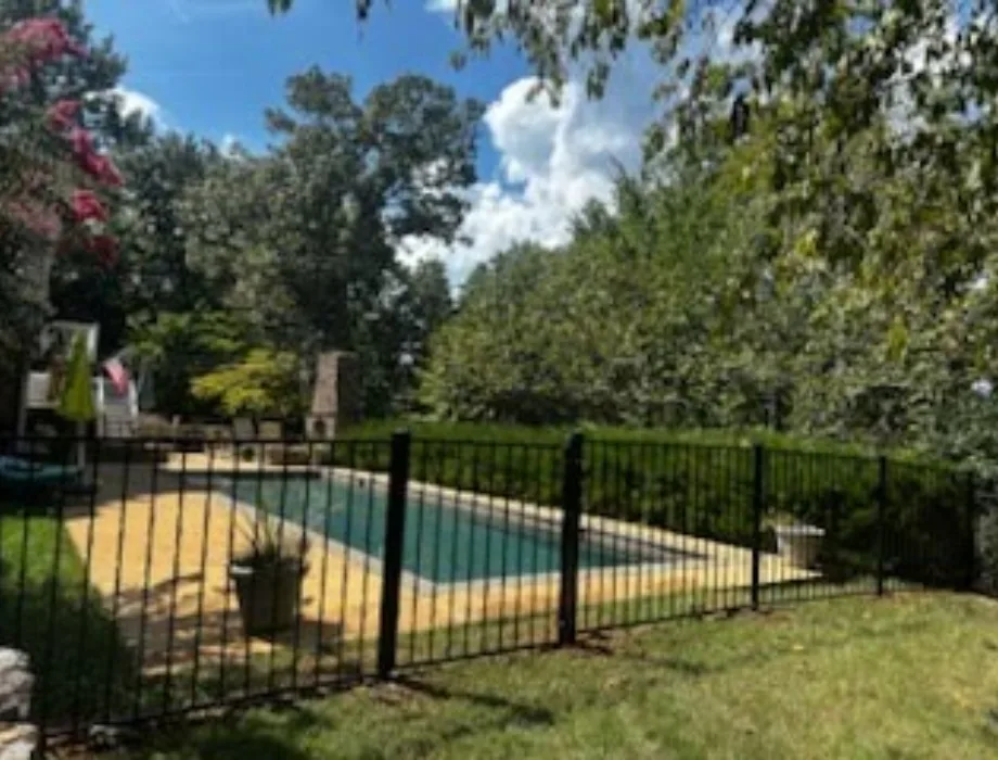 Black Aluminum Fence