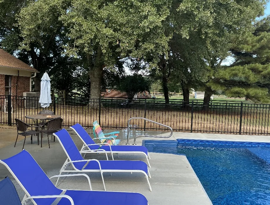 Black Aluminum Fence
