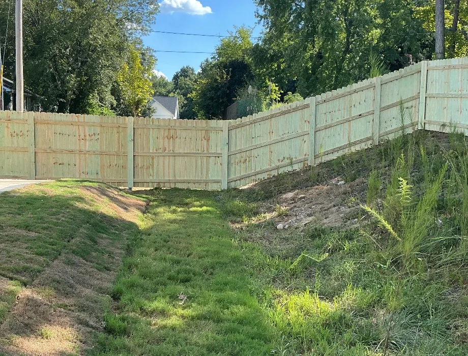 6'H Stockade Plus Stockade Wood Fence