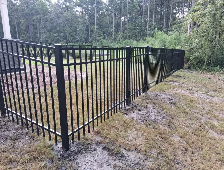 Black Aluminum Fence