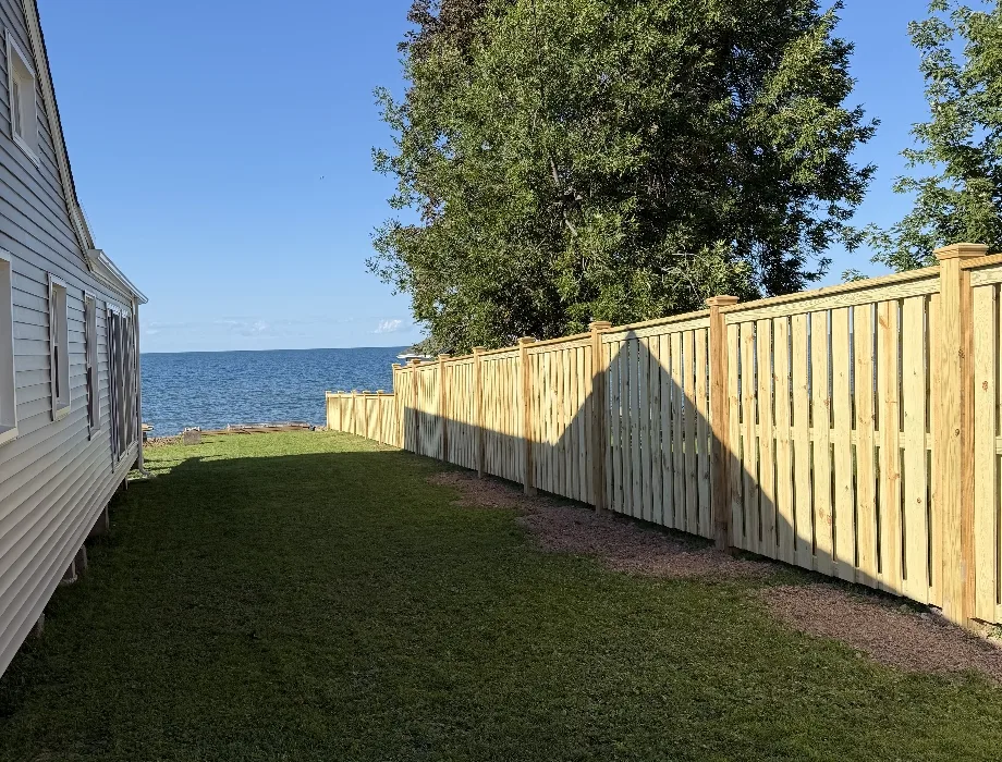 Natural Wood Fence