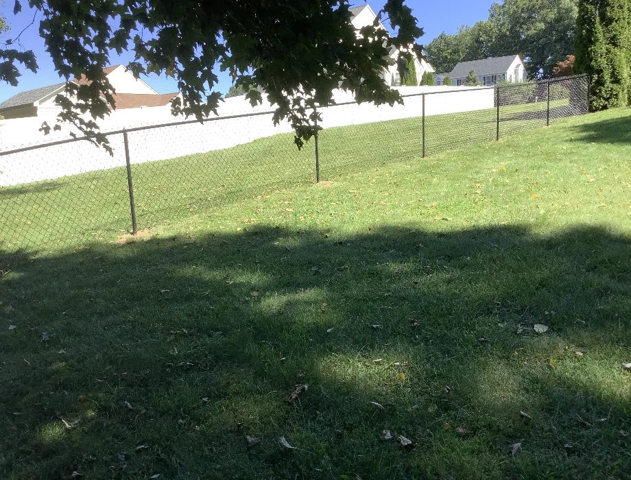 4'H Residential Black Vinyl Coated Chain-LInk Black Chain Link Fence