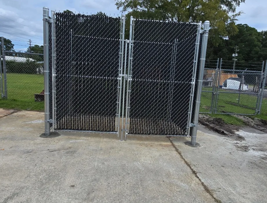 8'H Commercial Galvanized Chain-LInk Galvanized Chain Link Fence