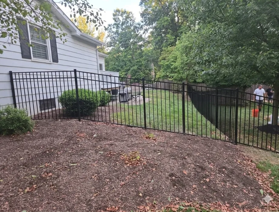 Black Aluminum Fence