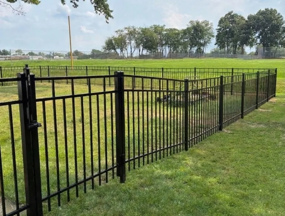 Black Aluminum Fence