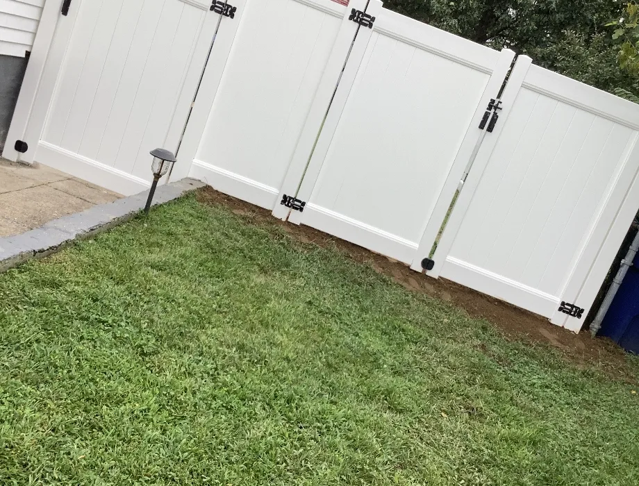 White Vinyl Step Down
