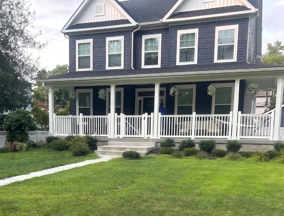 White Vinyl Porch