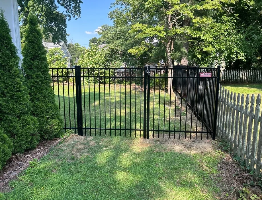Black Aluminum Fence