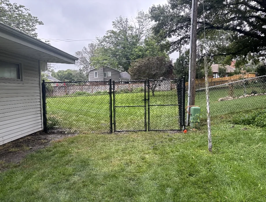 Black Chain Link Fence