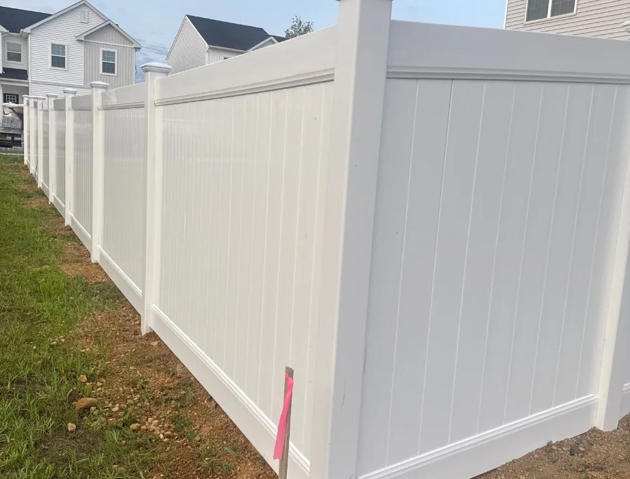 6'H Hamilton - White White Vinyl Fence