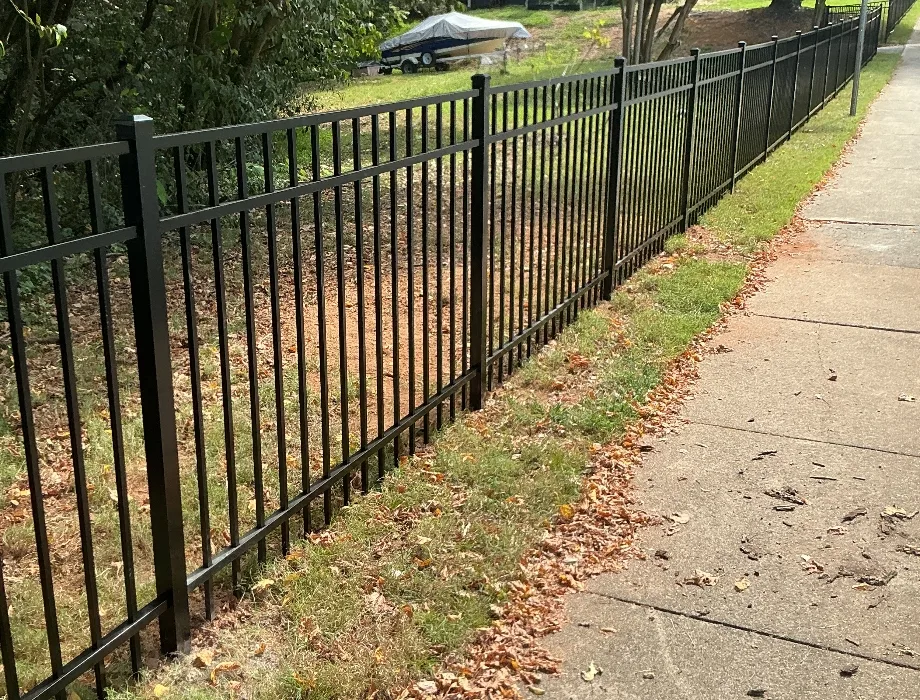 Black Aluminum Fence