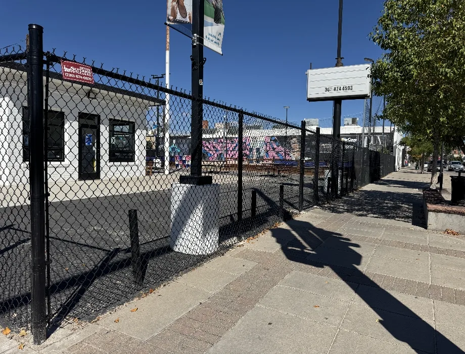 Black Chain Link Fence