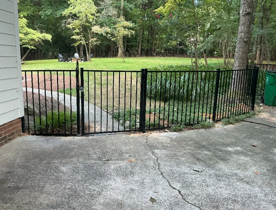 Black Aluminum Fence