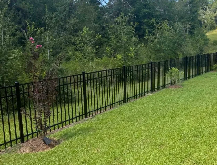 Black Aluminum Fence
