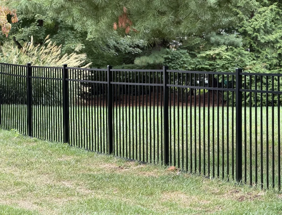 Black Aluminum Fence