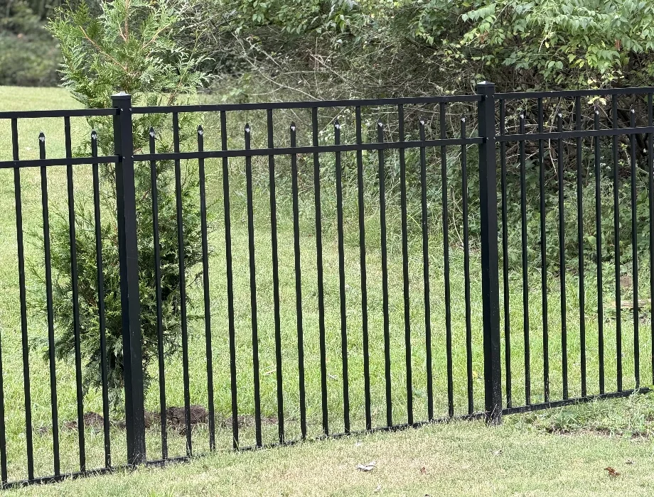 Black Aluminum Fence