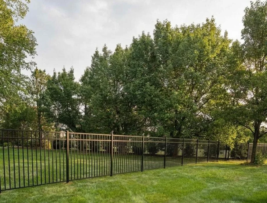 Black Aluminum Fence
