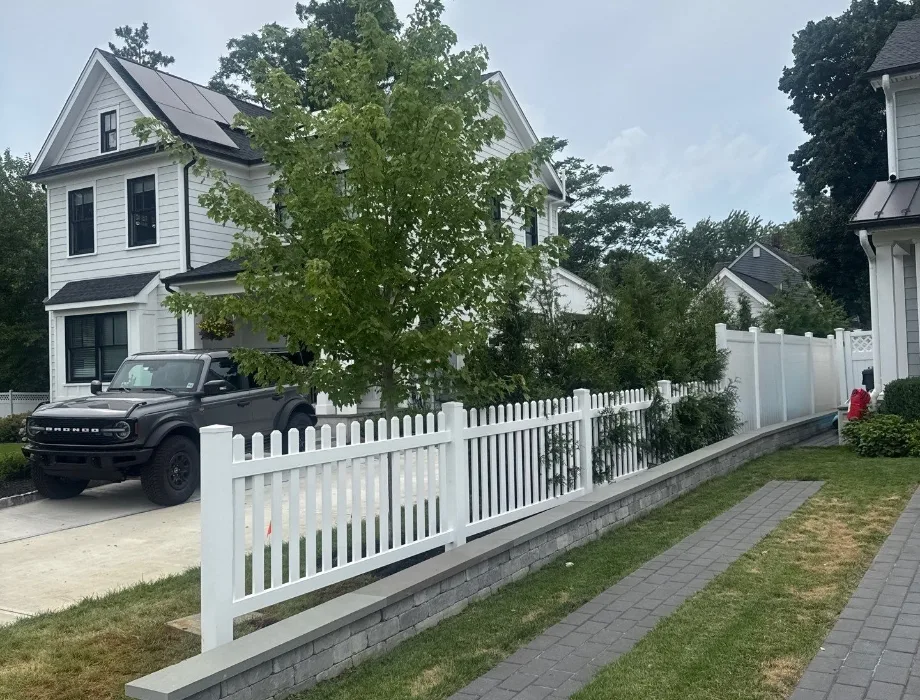 White Vinyl Kirkwall Fence