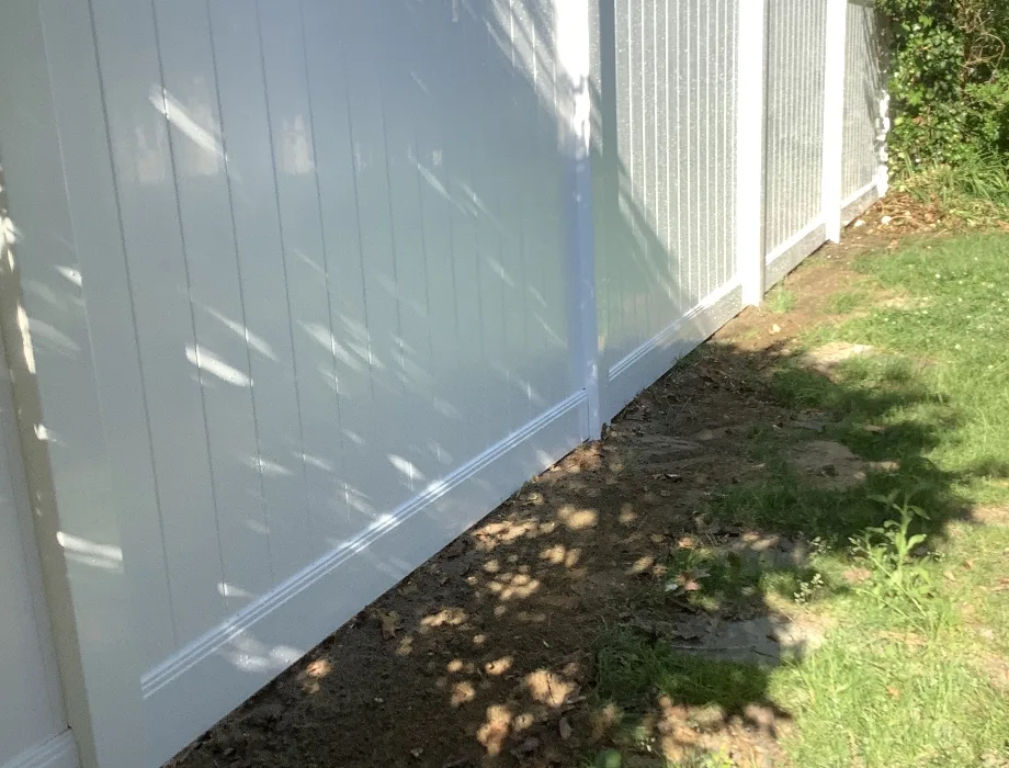 White Vinyl Privacy Fence