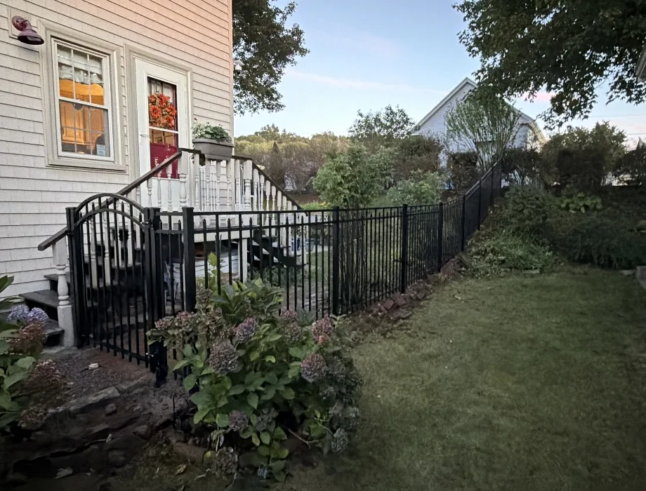 Black Aluminum Fence