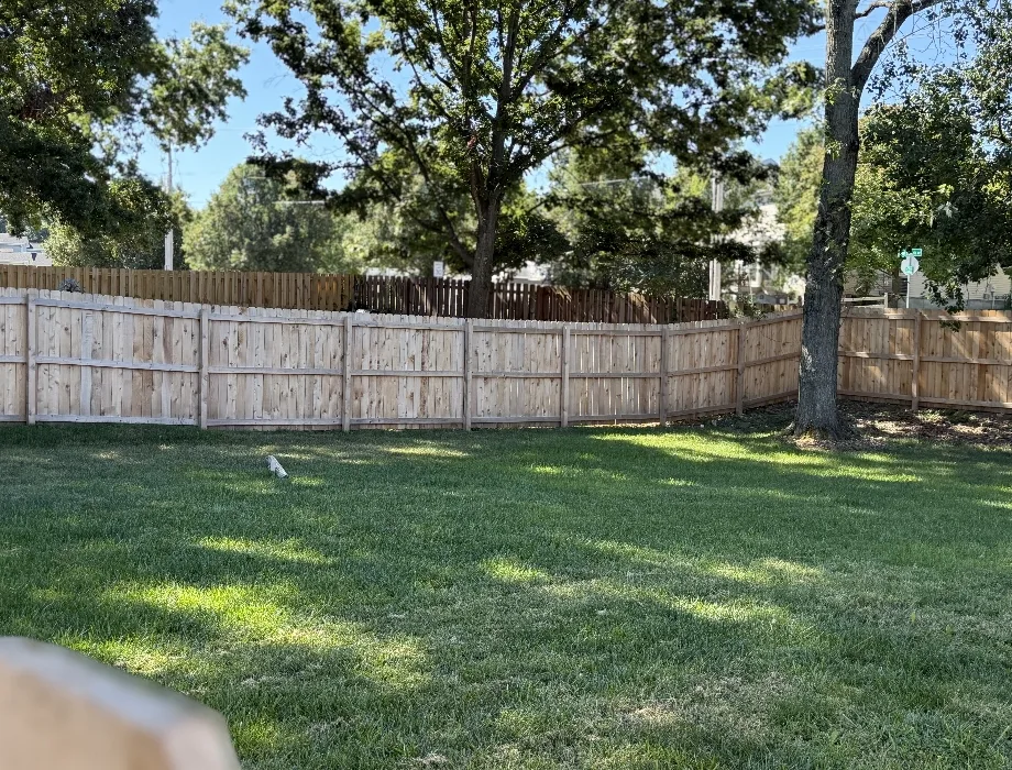 6'H Cedar Stockade Cedar Wood Fence