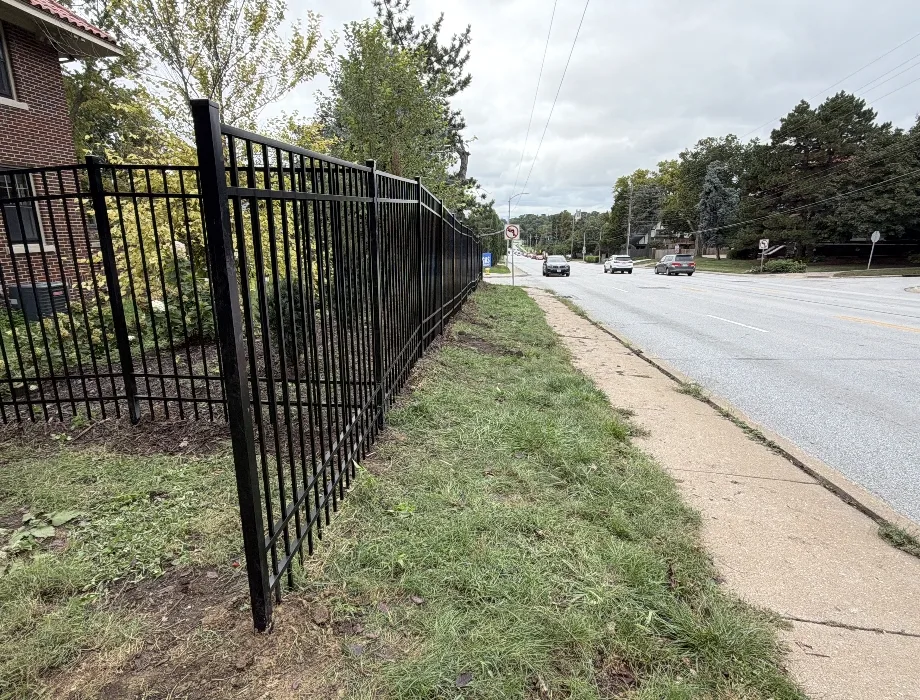 Black Aluminum Fence