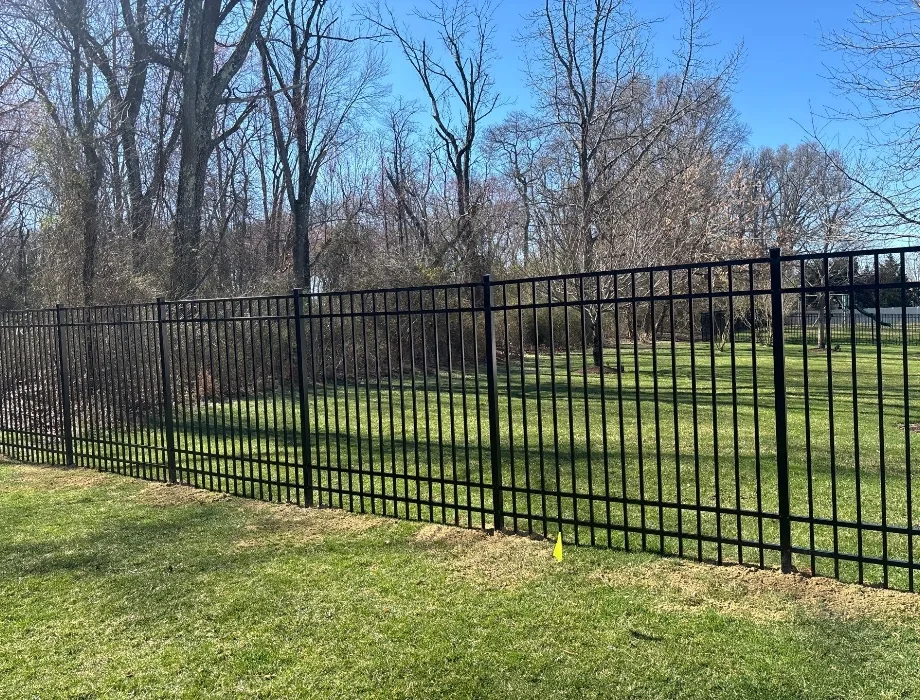 Black Aluminum Fence
