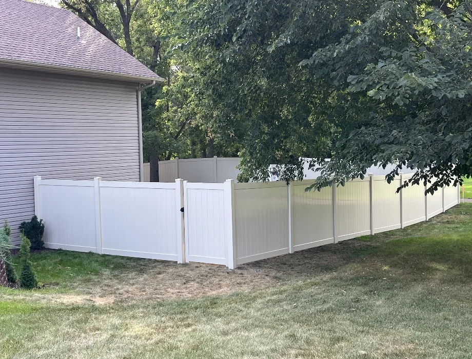6'H Tan Hamilton Tan Vinyl Fence