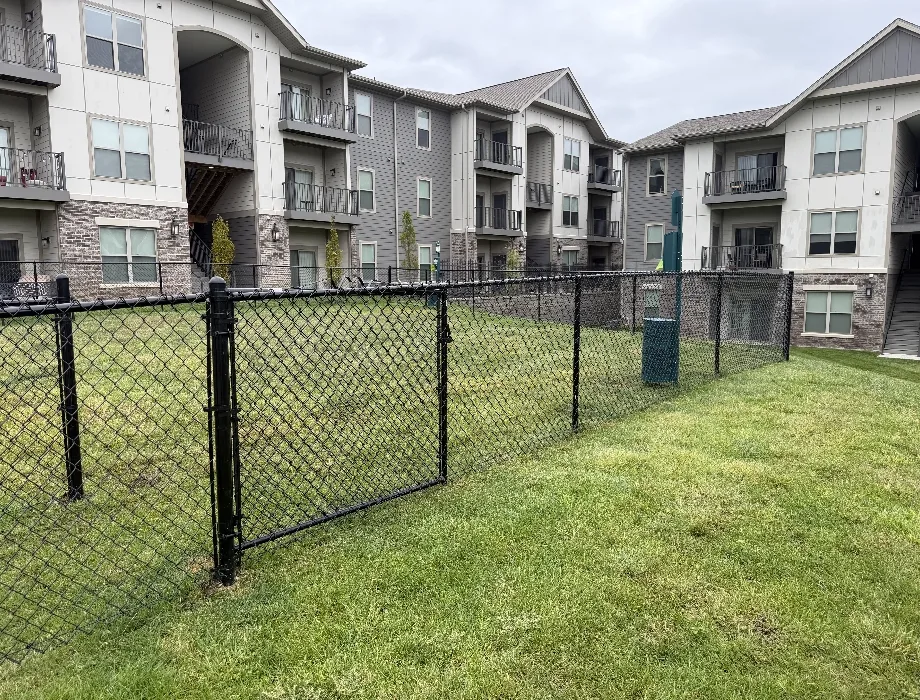 Black Chain Link Fence
