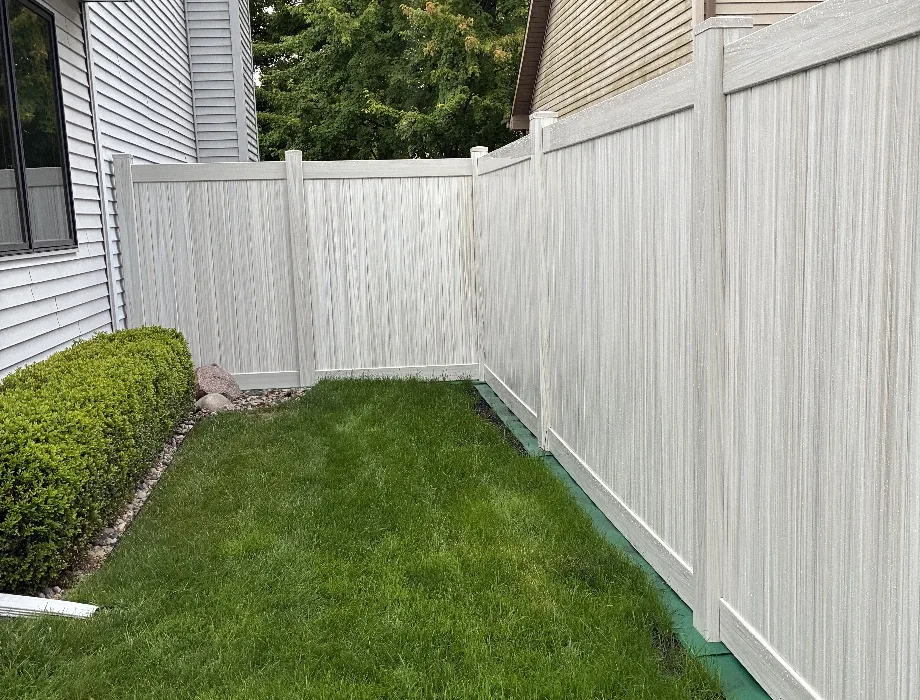 White Vinyl Fence