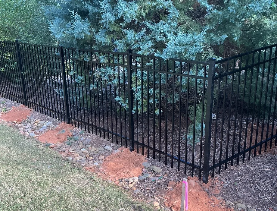 Black Aluminum Fence