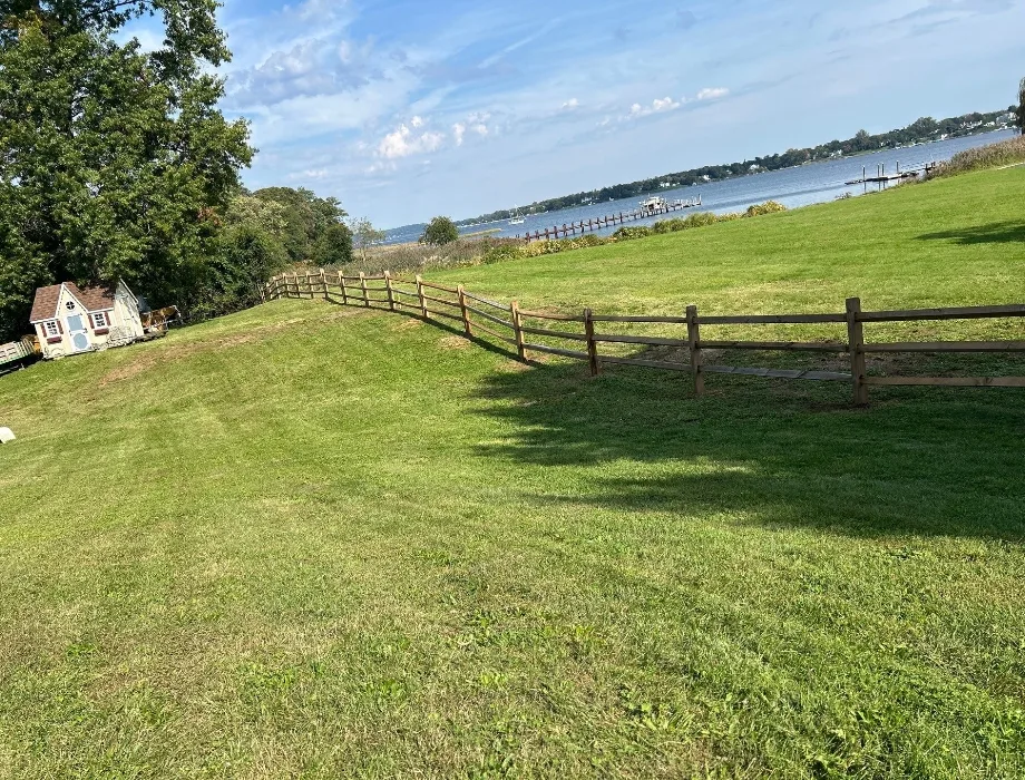 Natural Wood Fence Split Rail