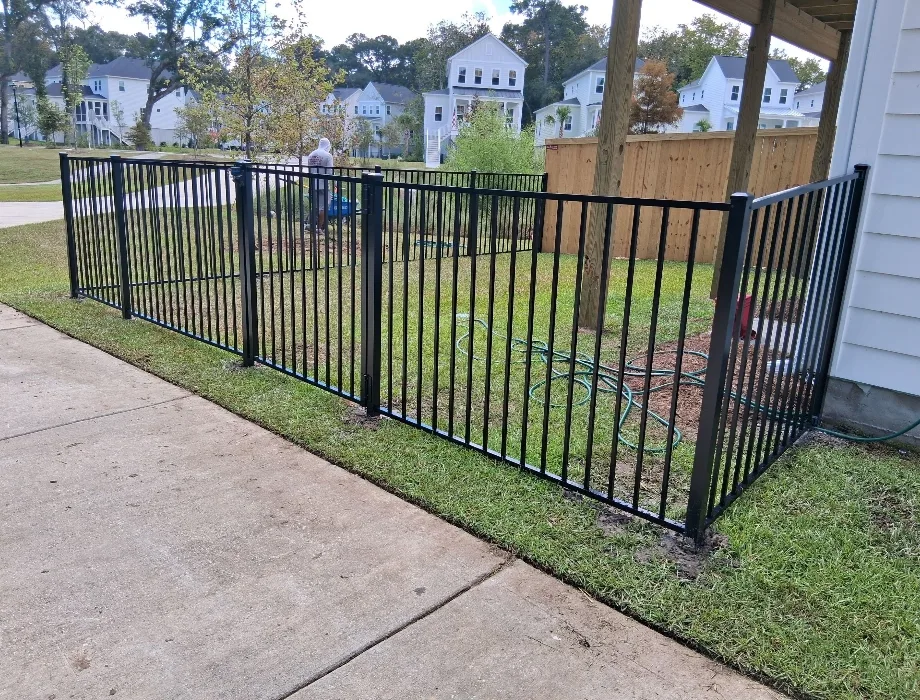 Black Aluminum Fence