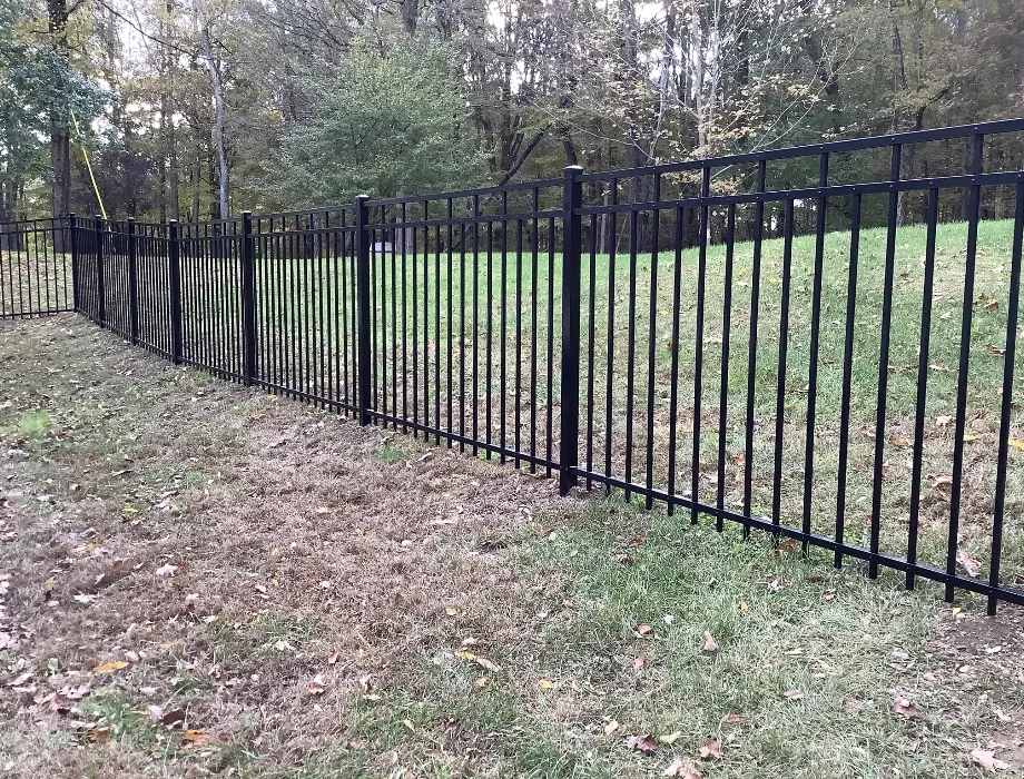 Black Aluminum Fence