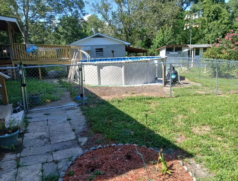 4'H Residential Galvanized Chain-Link Galvanized Chain Link Fence