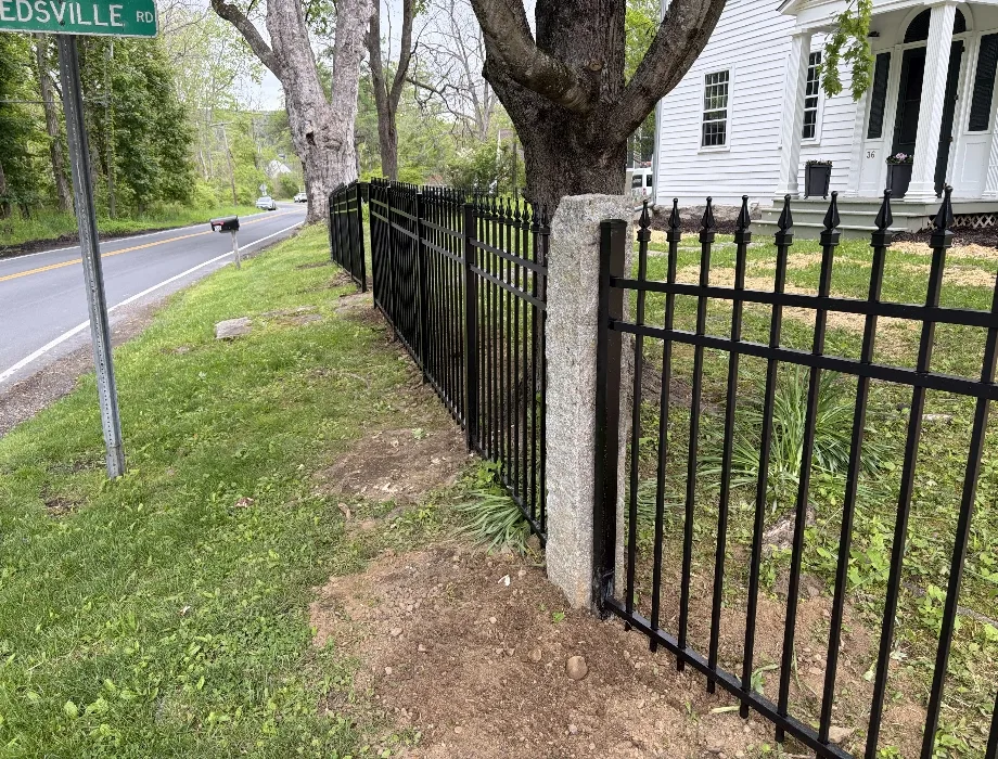 Black Aluminum Fence