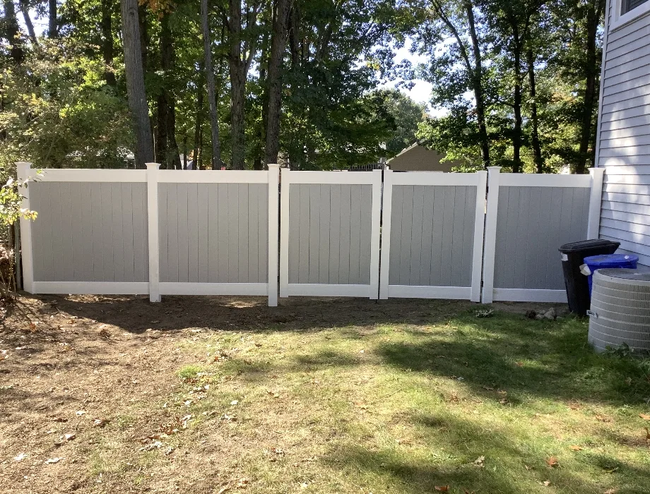 White Vinyl Fence