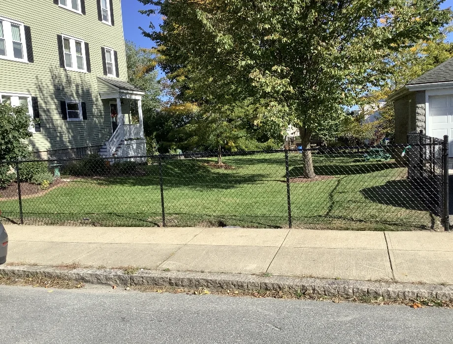 Black Chain Link Fence